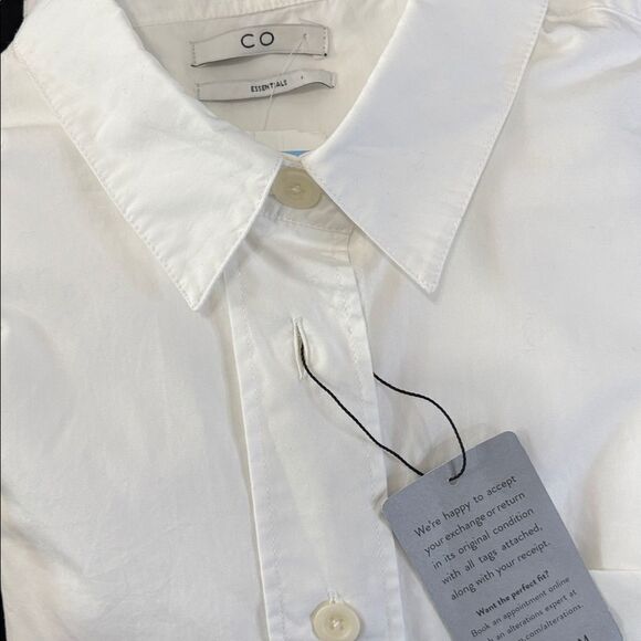 NWT Co Essentials White Pocket Button Up Shirt Size XS $ 625.00 - Picture 4 of 5